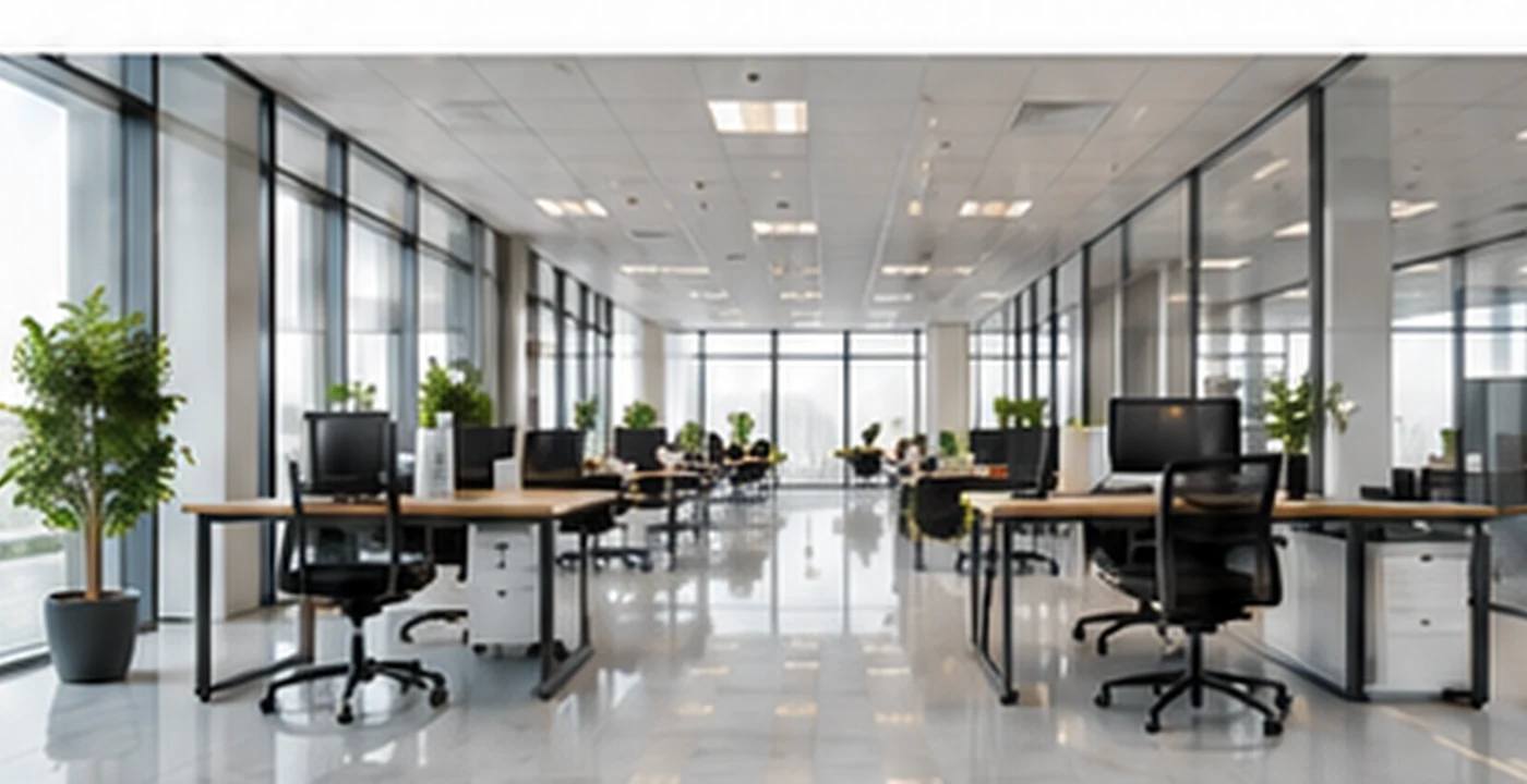Bureaux propres et accueillants