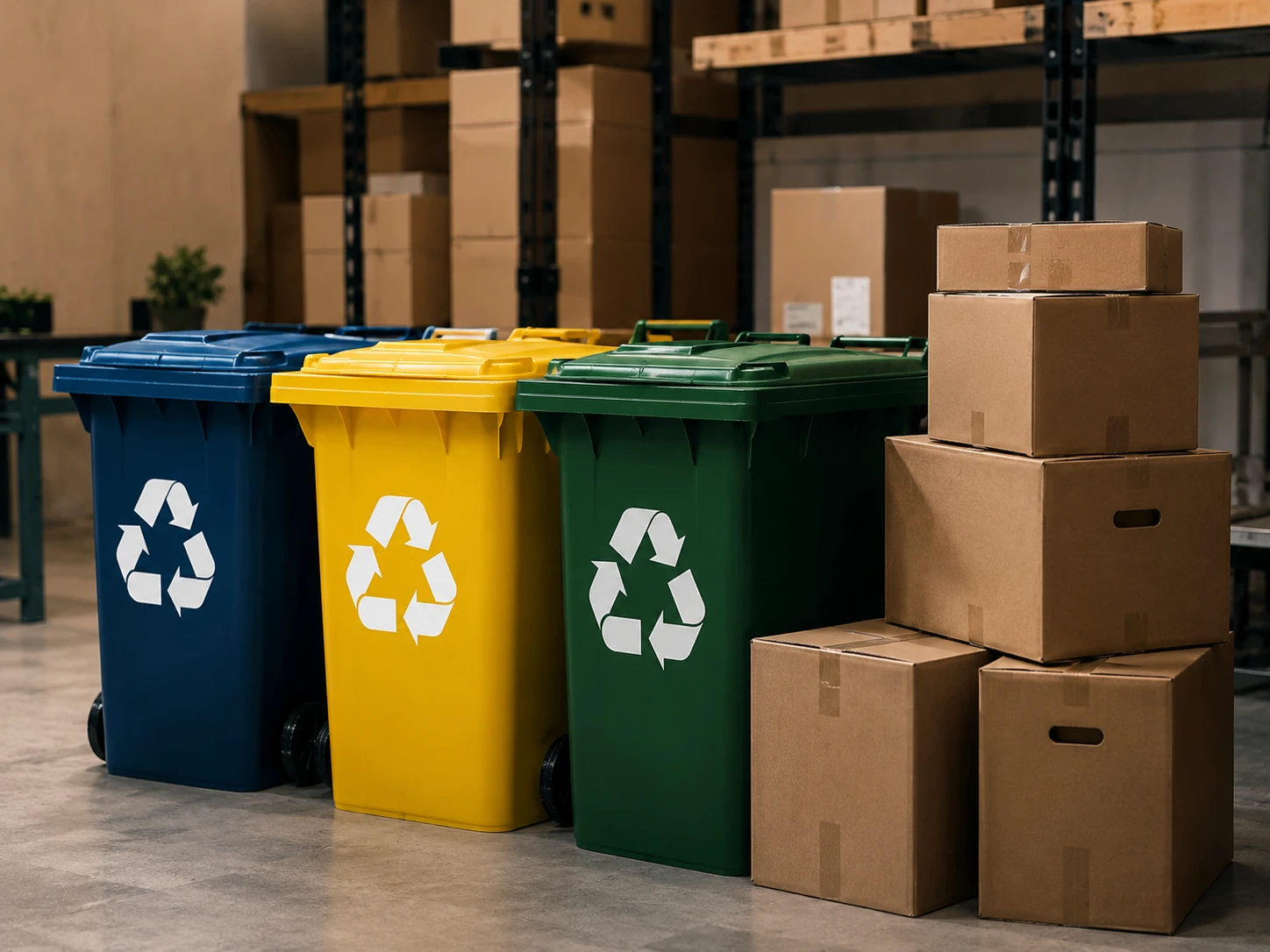 Ramassage de déchets recyclables