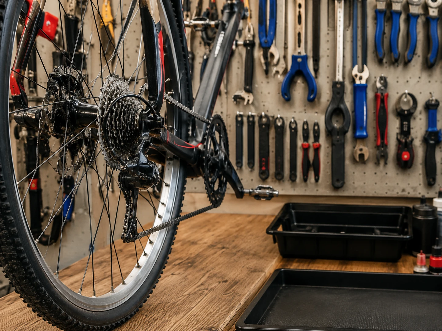 Atelier de réparation vélo